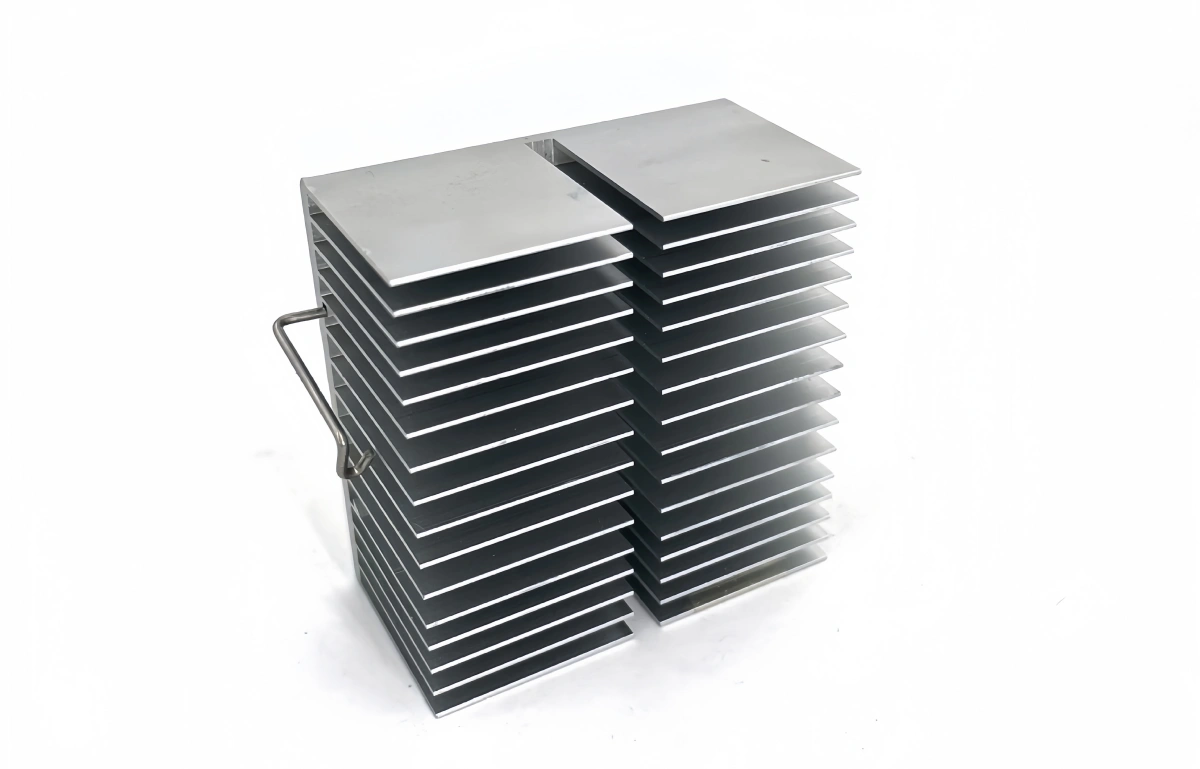 Aluminum plate fin heat sink example