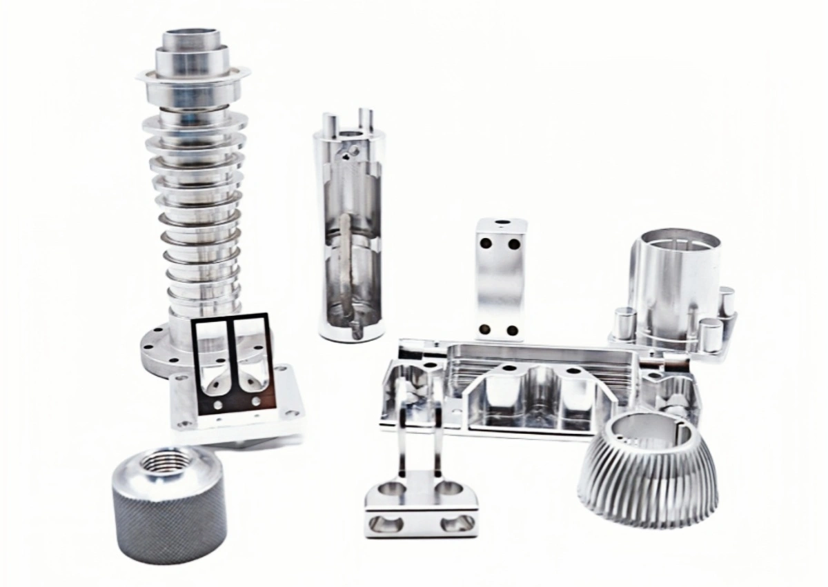 CNC machining process for aluminum parts