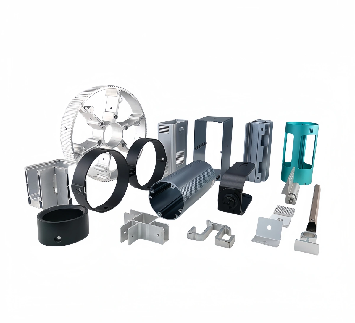 Colorful custom anodized aluminum parts