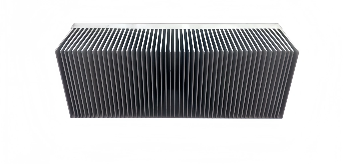 Extruded Large Aluminum Heat Sink 6063 alloy