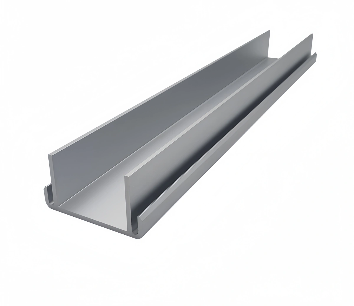 Strong channel aluminum extrusion profiles
