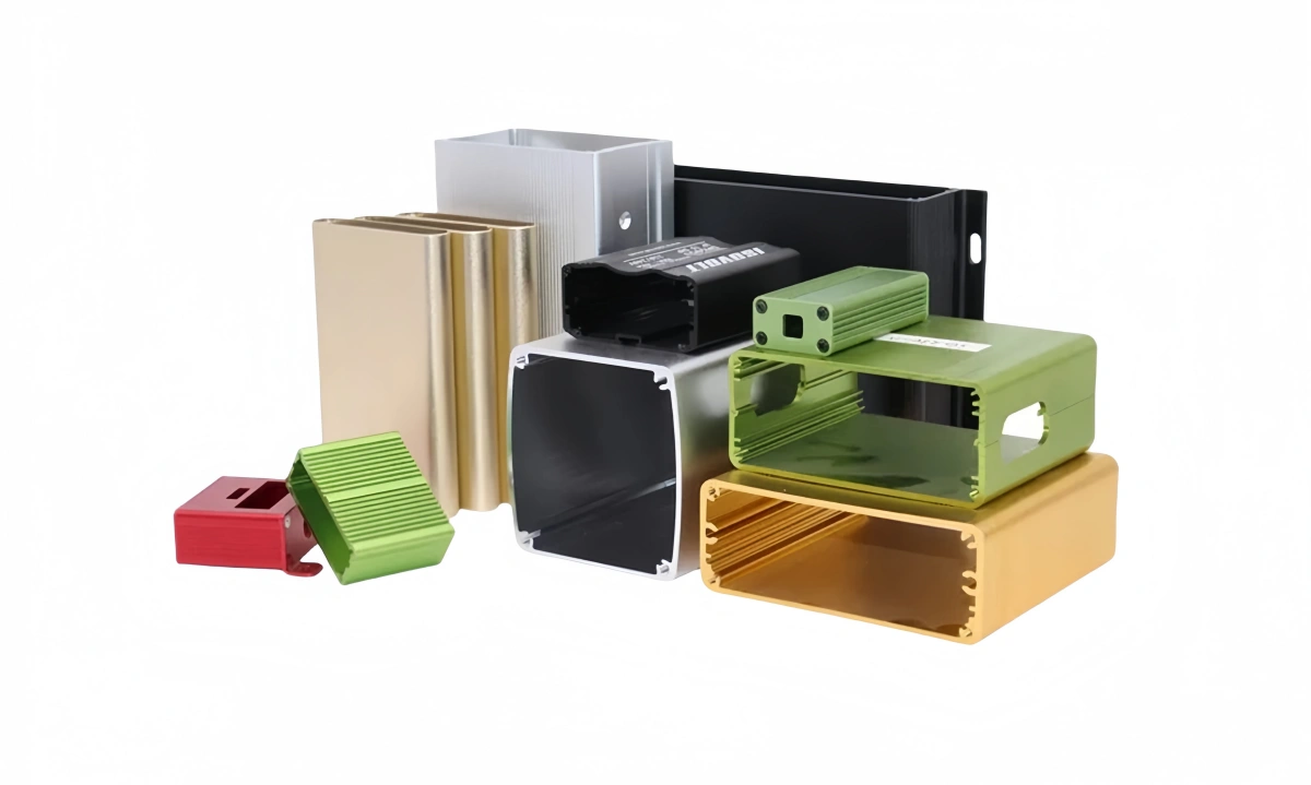 A durable aluminum enclosure box protecting electronics