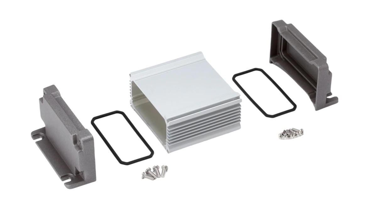 Custom aluminum enclosure for electronic devices