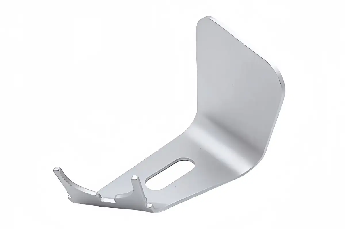Diagram of a radius for bending aluminum sheet metal