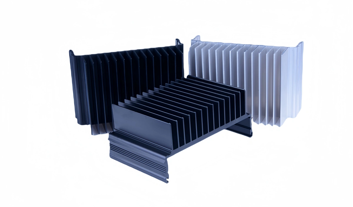 Anodized vs painted black aluminum extrusion