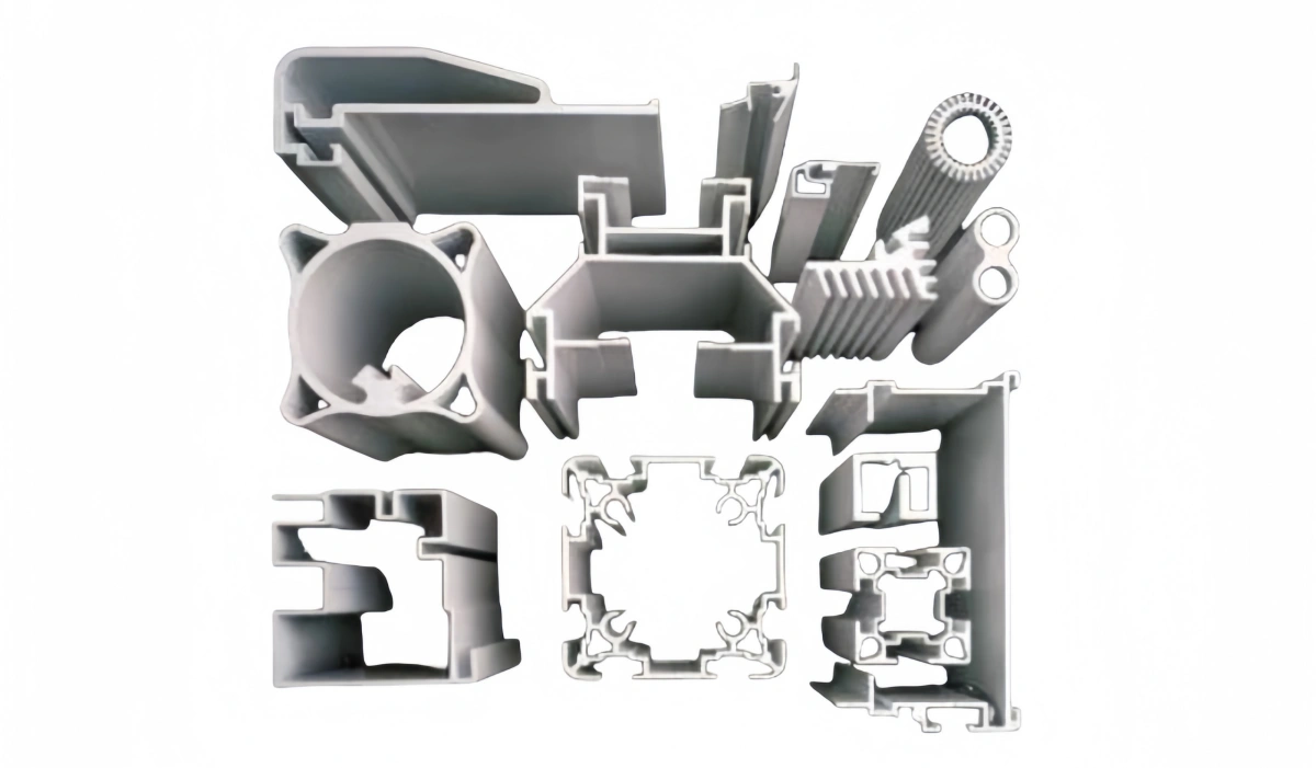 Examples of complex aluminum extrusion shapes