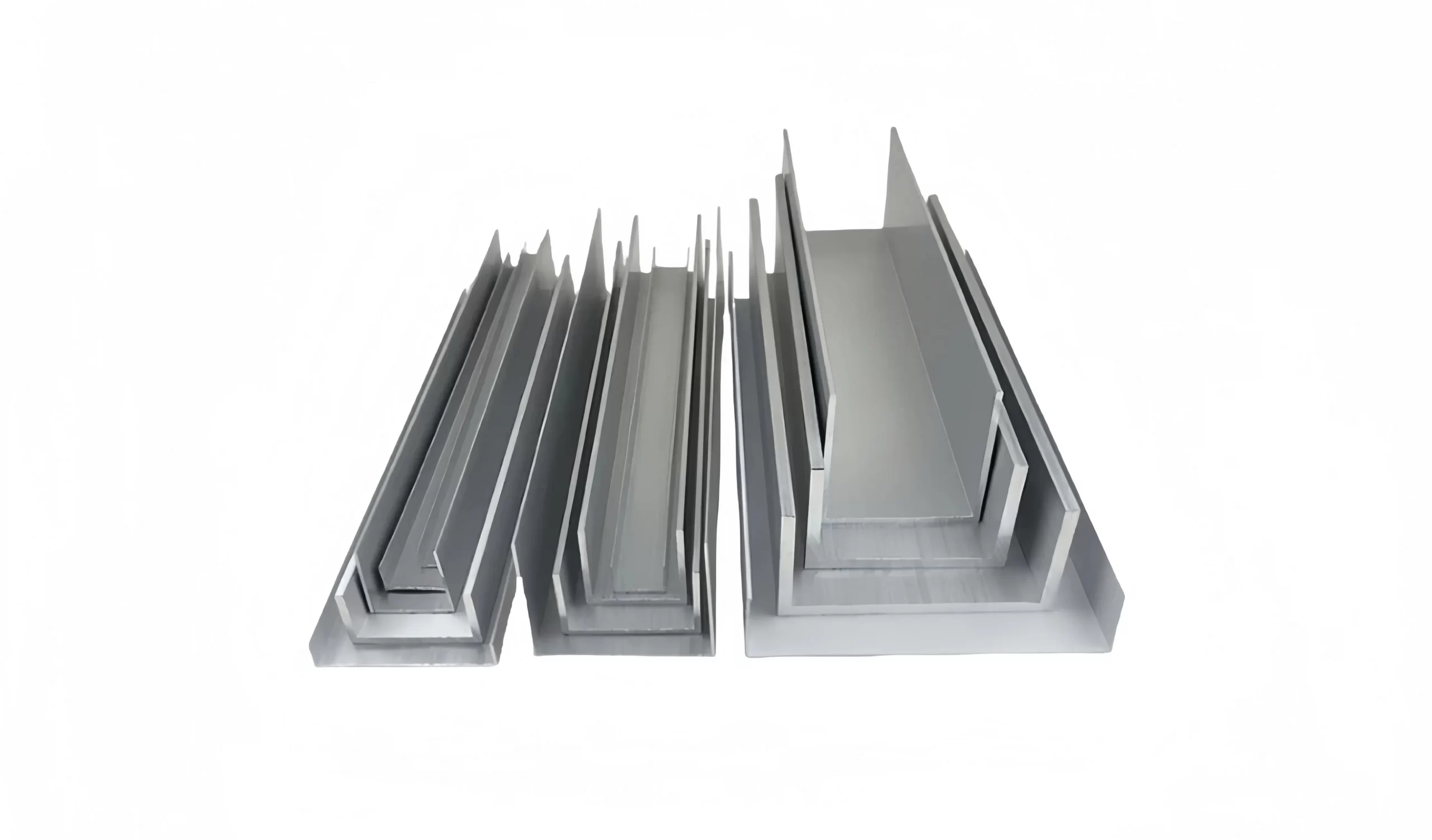 Heat sink made from aluminum channel extrusions