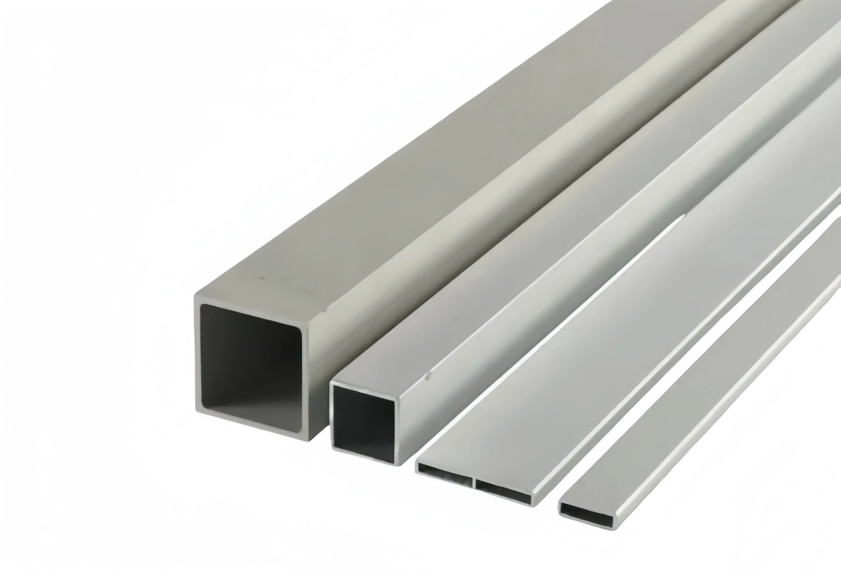 Products made with an aluminum extrusion square tube