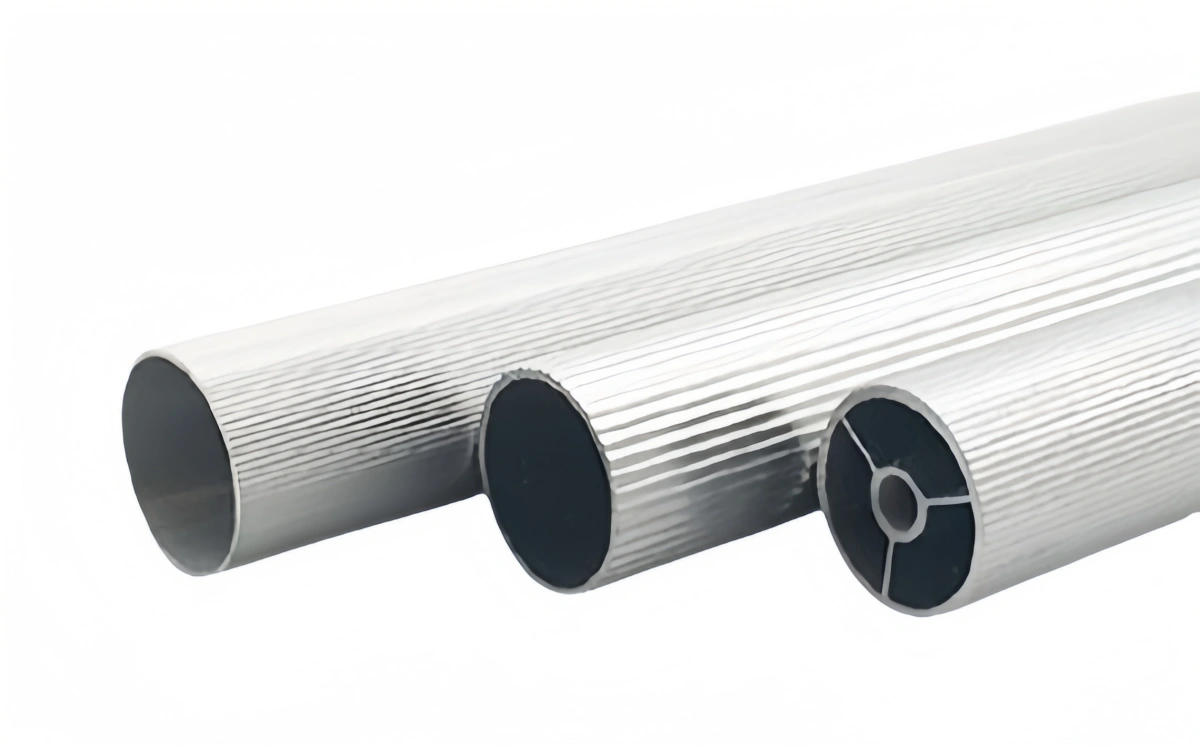 Solid versus hollow types of round aluminum extrusion