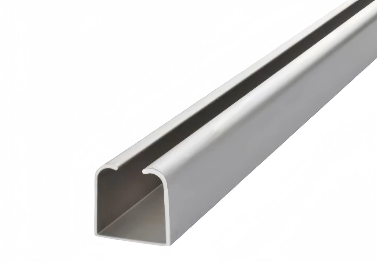 Anodized finish on c channel aluminum extrusion