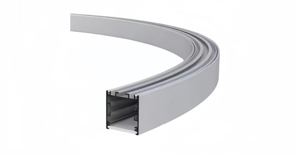 Curved aluminum extrusions uses in modern buildings