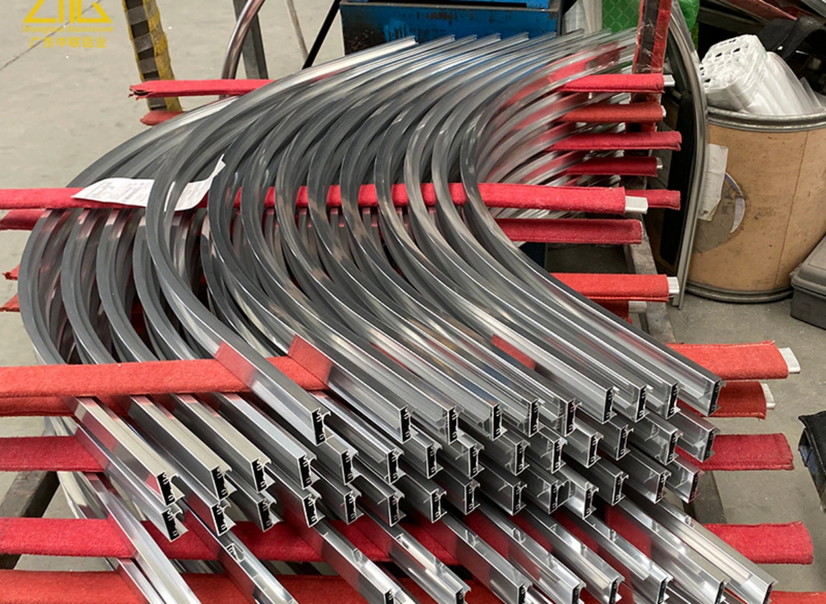 Custom polished aluminum tubing part