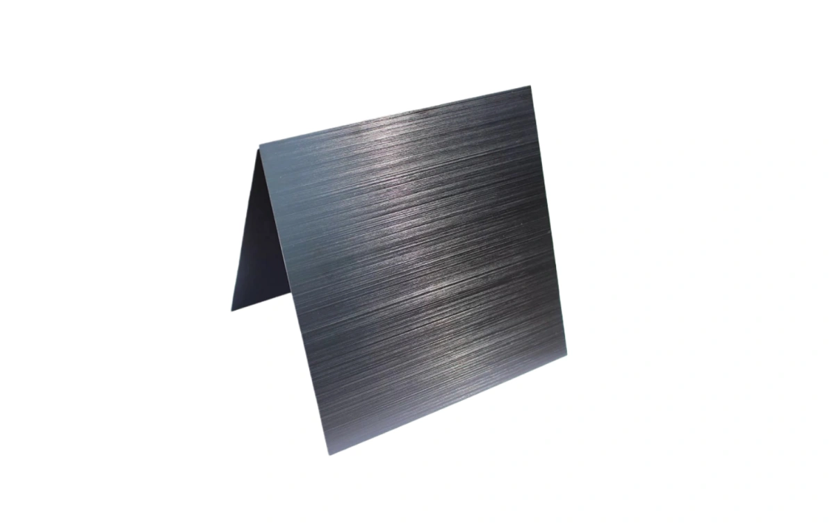 Dark anodized aluminum panels for building exteriors