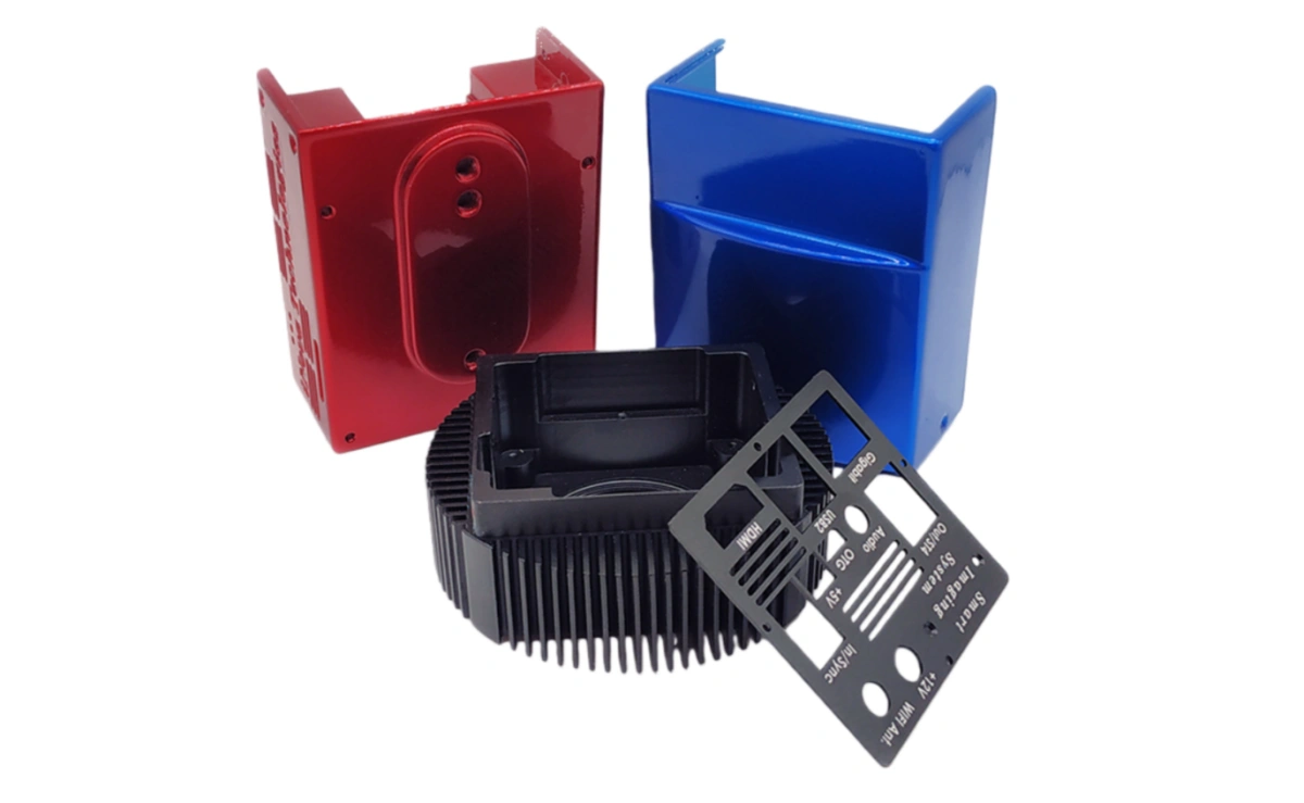 Limit samples for anodized aluminum color control