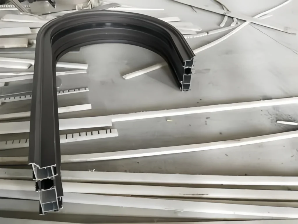 Curved frames made by Aluminum Profile Stretch Bending