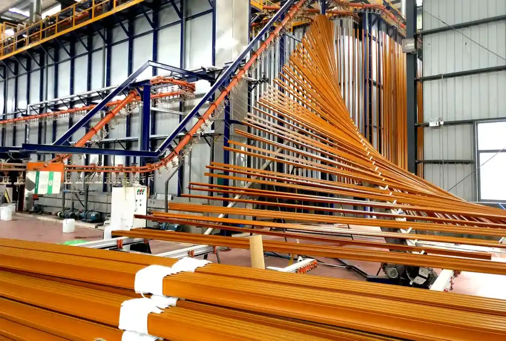 Powder Coating Line for Aluminum Profile Extrusion