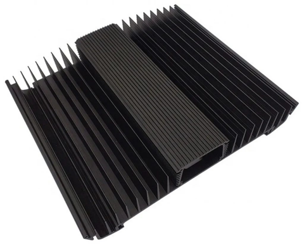 Black Aluminum Profiles Oxidation for modern design