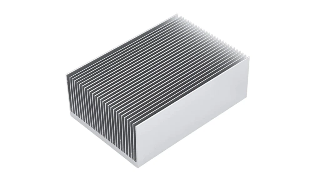 Nickel plated aluminum profile heatsink surface