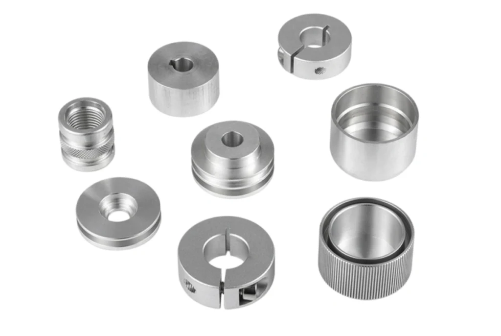 Bright blue anodized Aluminum CNC machining components