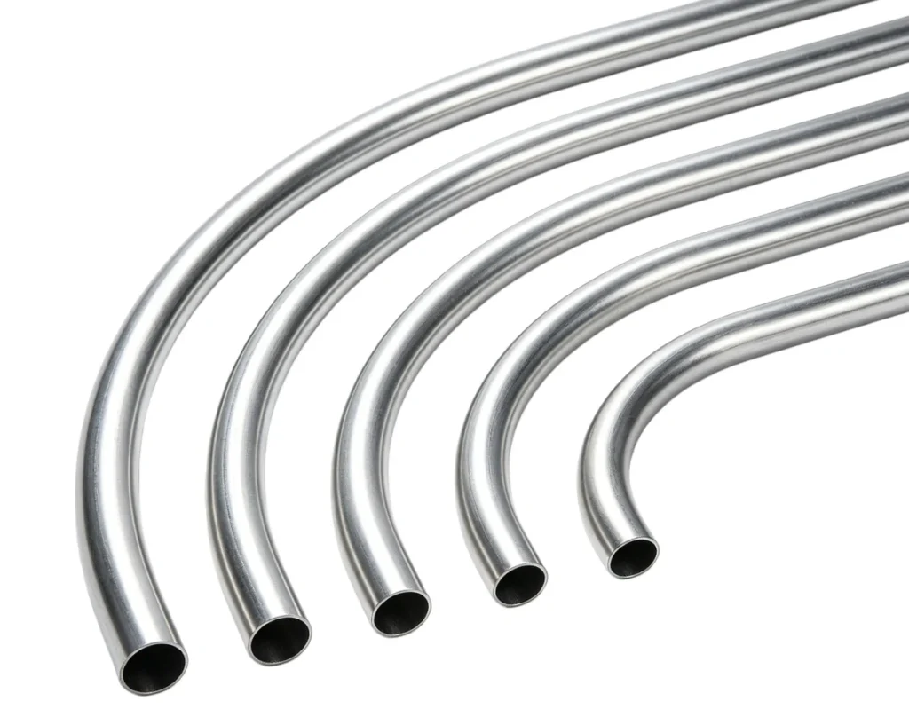 CNC aluminum tube stretch bending for architectural decoration