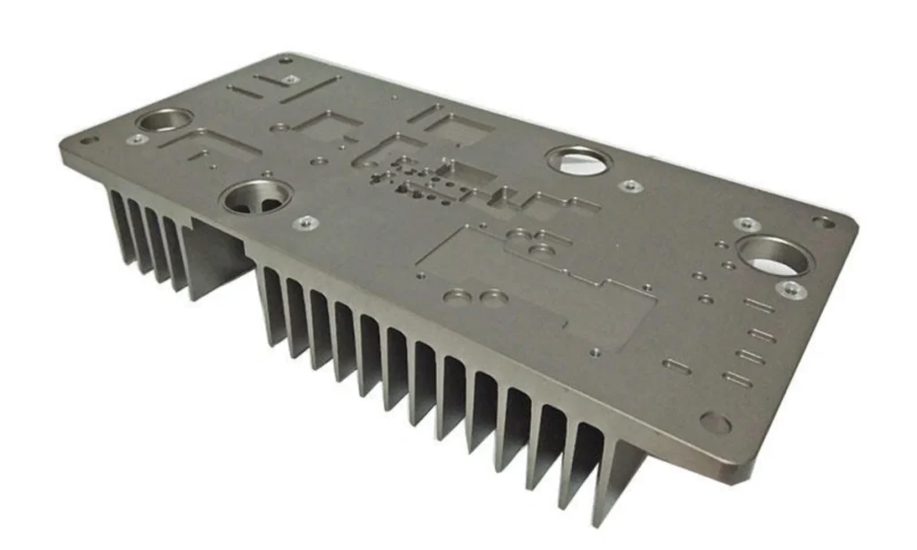 Comparison of different fin structures of aluminum extruded heatsink