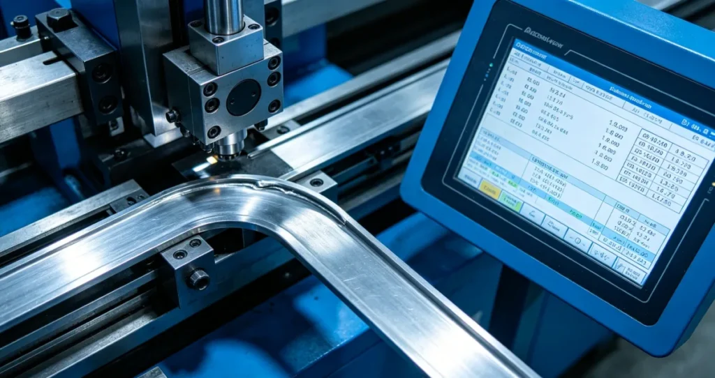 Process optimization for avoiding wrinkling and cracking of curved aluminum profiles