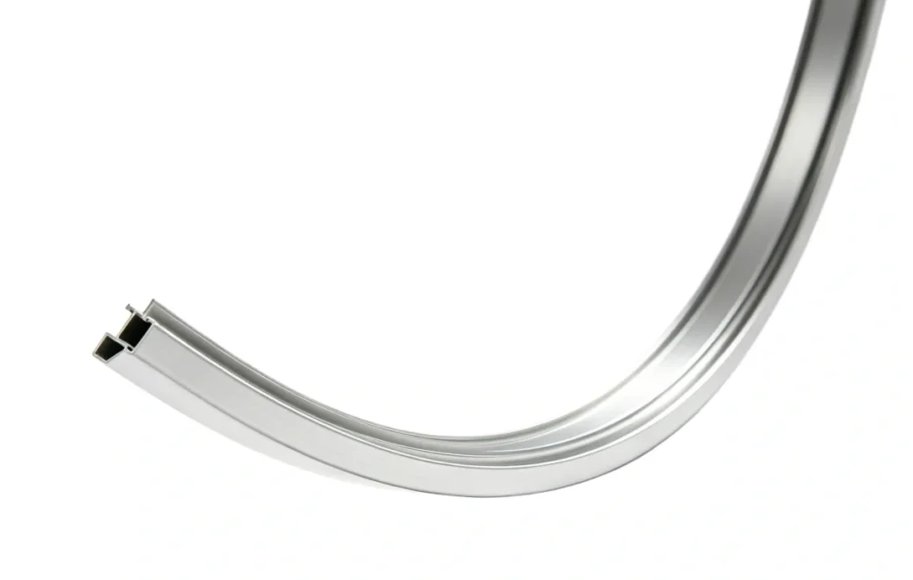 Surface scratch and texture defect protection for aluminum profile stretch bending