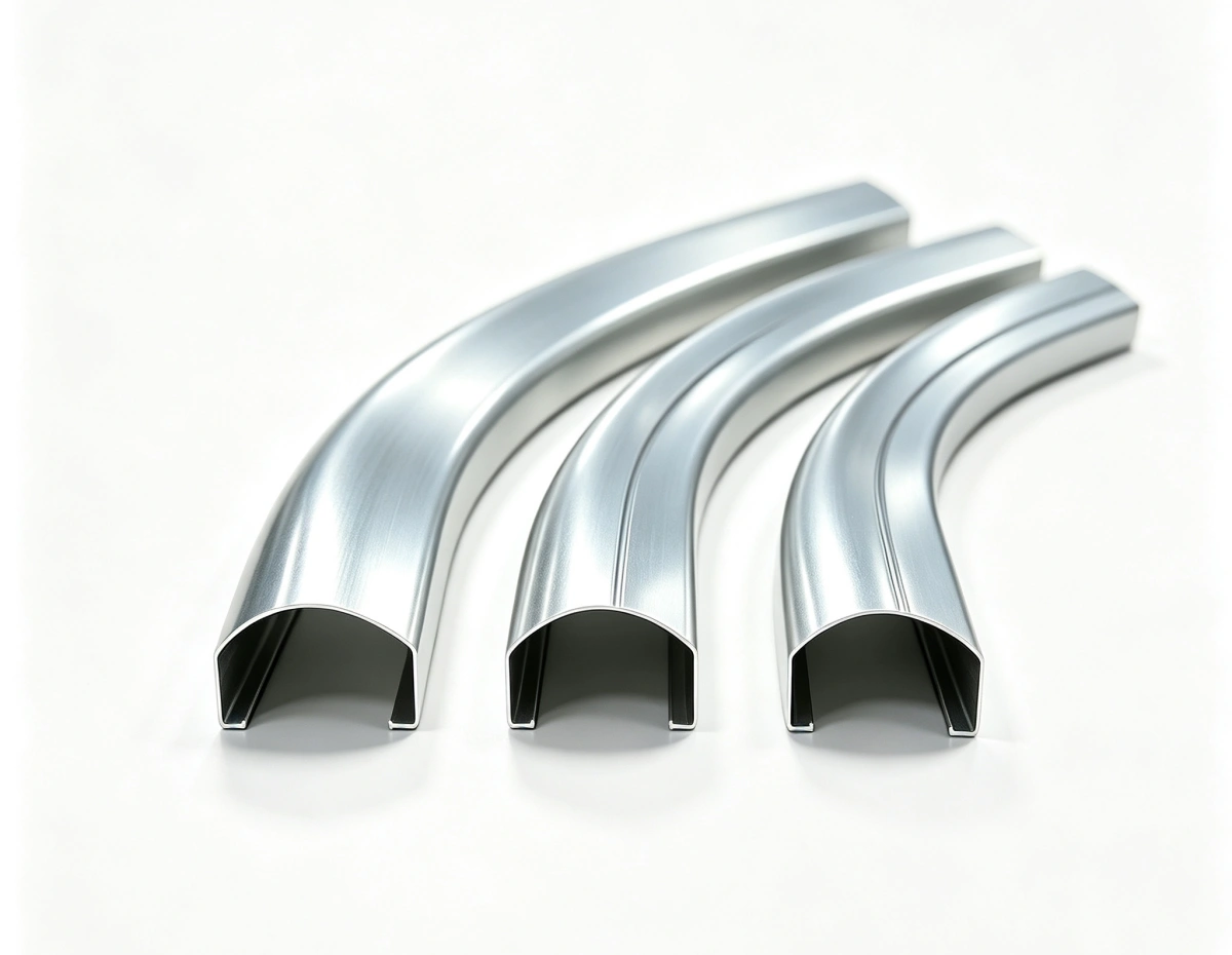 Aluminum Stretch Bending Profiles For Curtain Wall Installation