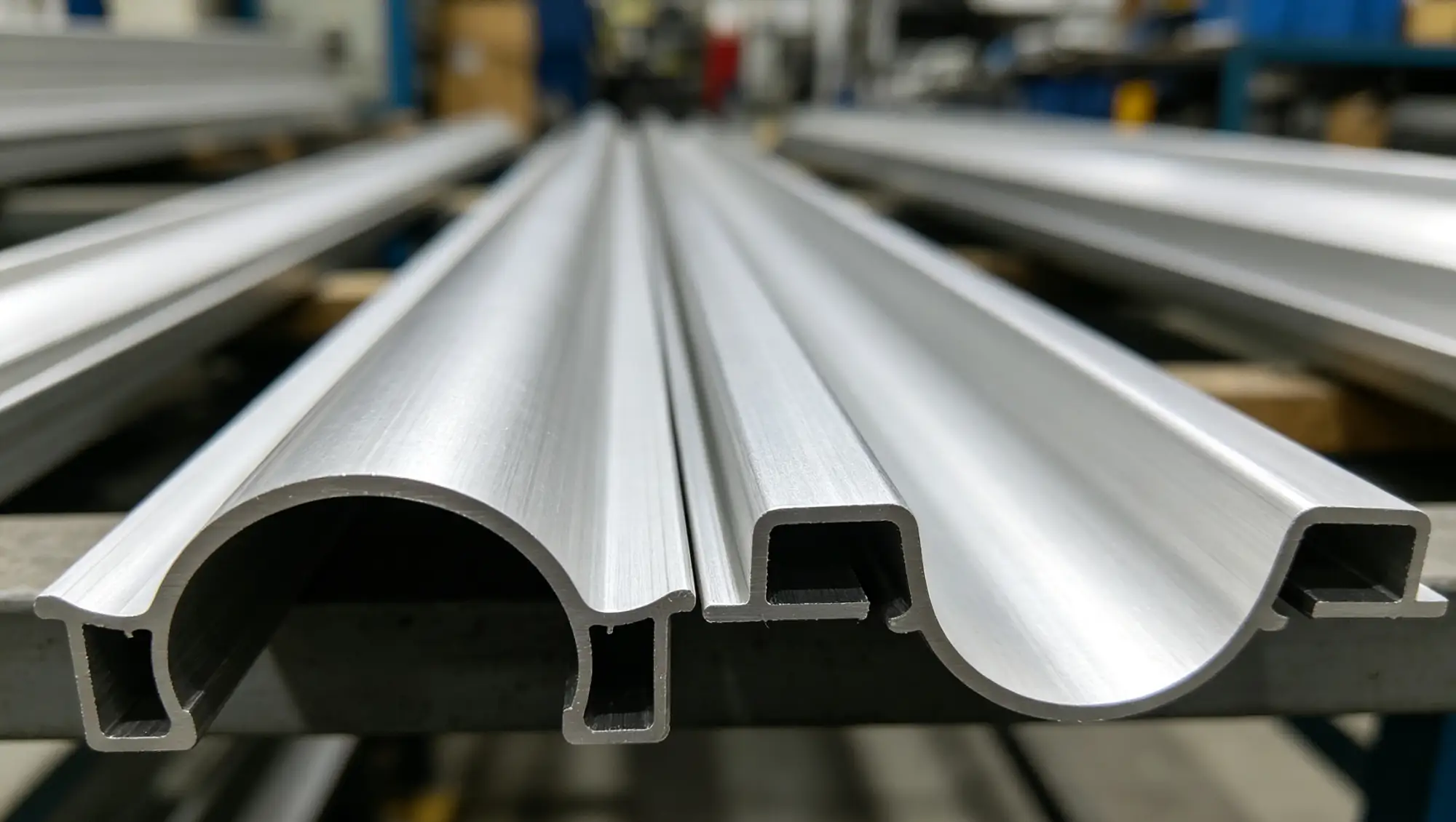 Aluminum Stretch Bending Profiles Inner Arc And Outer Arc Samples