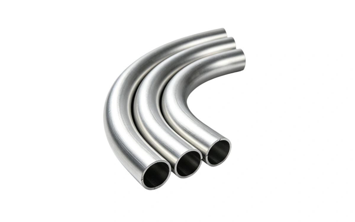 High-precision aluminum tube bending processing for industrial hollow tubes